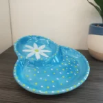 Croissant kerámiafestő tányér - Image 4