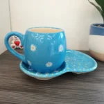 Croissant kerámiafestő tányér - Image 3